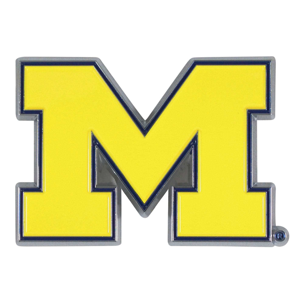 Michigan Wolverines 3D Color Metal Emblem - Michigan - Flyclothing LLC