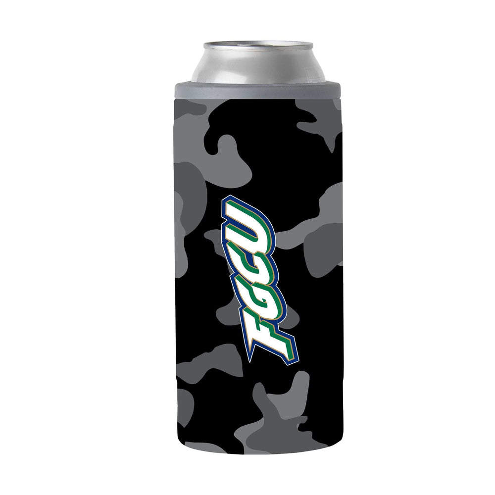 Florida Gulf Coast Black Camo 12oz Slim Can Coolie - Logo Brands - Flyclothing LLC