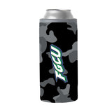 Florida Gulf Coast Black Camo 12oz Slim Can Coolie - Logo Brands - Flyclothing LLC