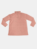 Full Size Quarter Zip Long Sleeve Top - Trendsi - Flyclothing LLC