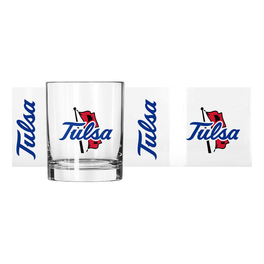 Tulsa 14oz Gameday Rocks Glass - Logo Brands - Flyclothing LLC