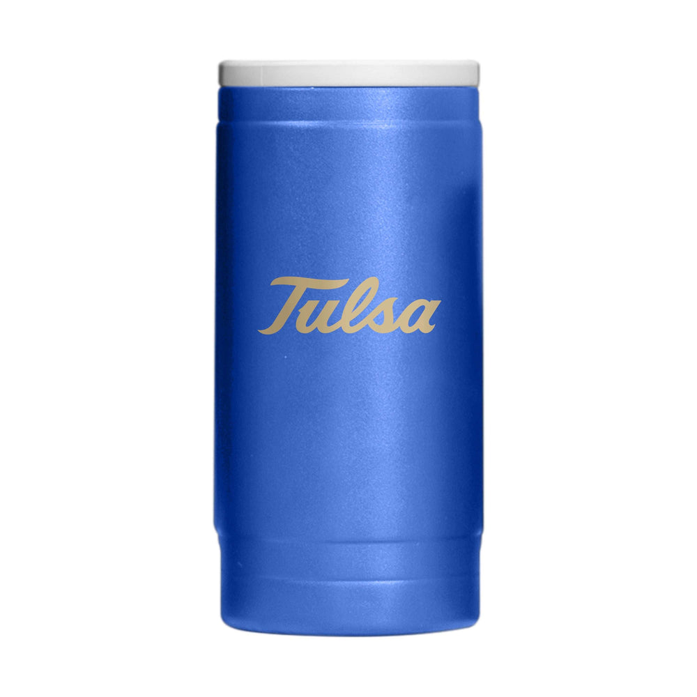 Tulsa 12oz Flipside Powdercoat SlimCan Coolie - Logo Brands - Flyclothing LLC