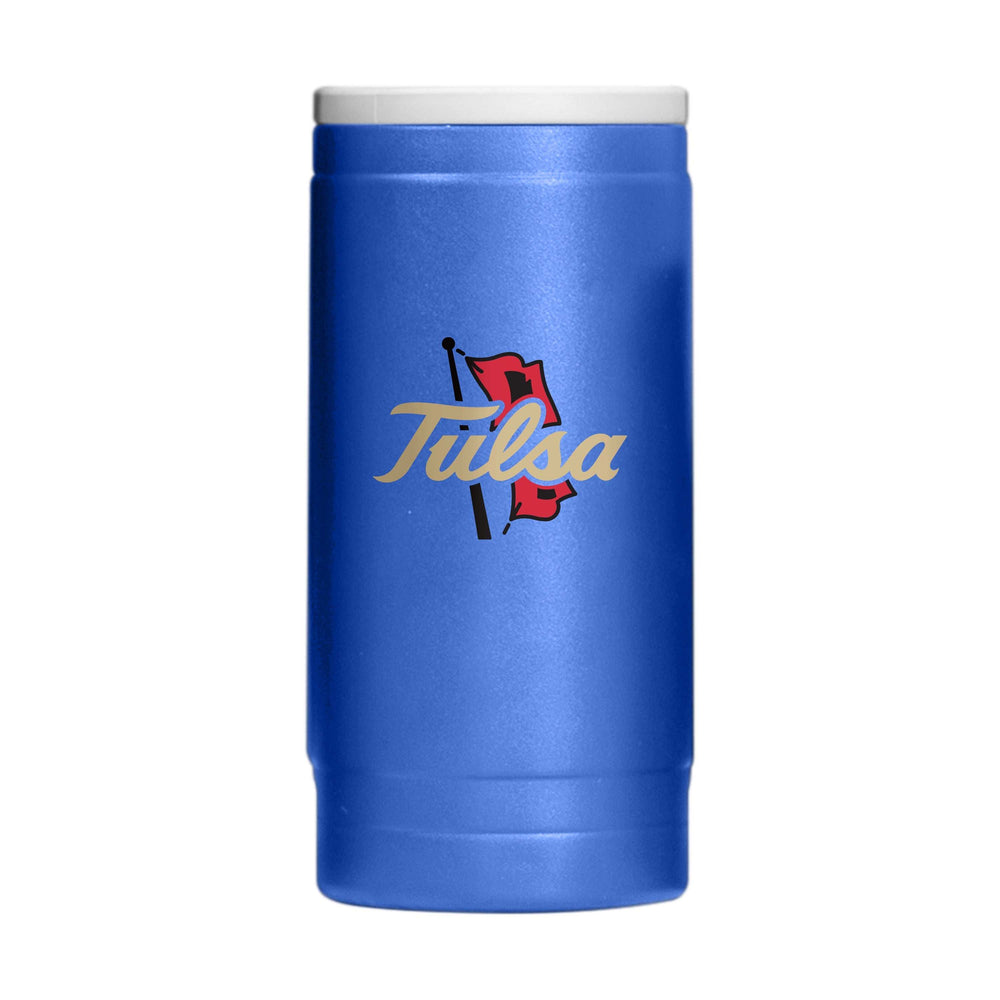 Tulsa 12oz Flipside Powdercoat SlimCan Coolie - Logo Brands - Flyclothing LLC