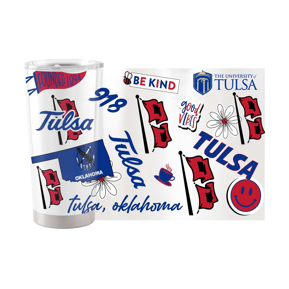 Tulsa 20oz Native Stainless Tumbler - Logo Brands - Flyclothing LLC