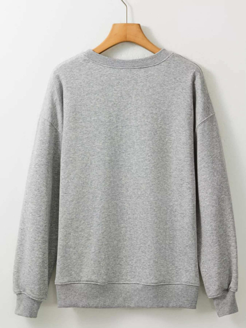 Halloween Ghost Round Neck Sweatshirt - Trendsi - Flyclothing LLC
