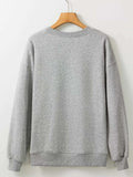 Halloween Ghost Round Neck Sweatshirt - Trendsi - Flyclothing LLC