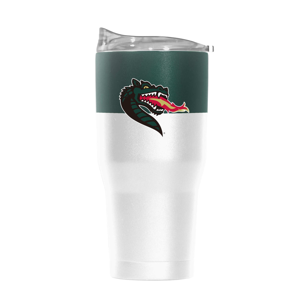 UAB 30oz Colorblock White Powder Coat Tumbler - Logo Brands - Flyclothing LLC