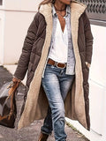 Full Size Zip Up Sherpa Hooded Coat - Trendsi - Flyclothing LLC