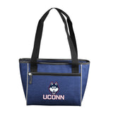 University of Connecticut Navy 16 Can Cooler Tote f/ Primary Logo - Logo Brands - Flyclothing LLC