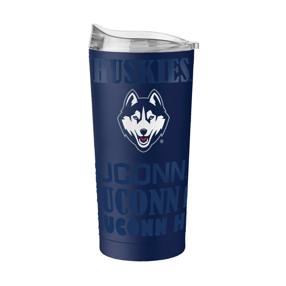 UConn 20oz Replay Powder Coat Tumbler - Logo Brands - Flyclothing LLC