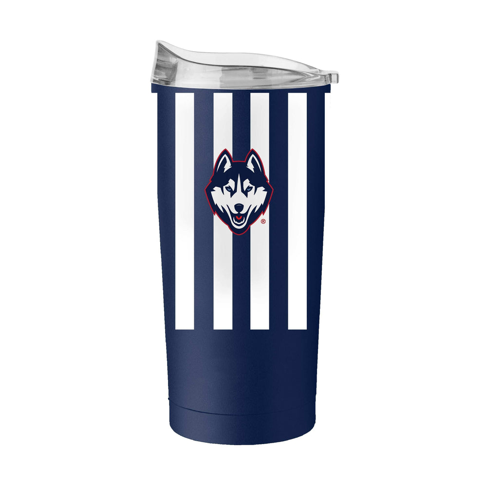 UConn 20oz Striped Powder Coat Tumbler - Logo Brands - Flyclothing LLC