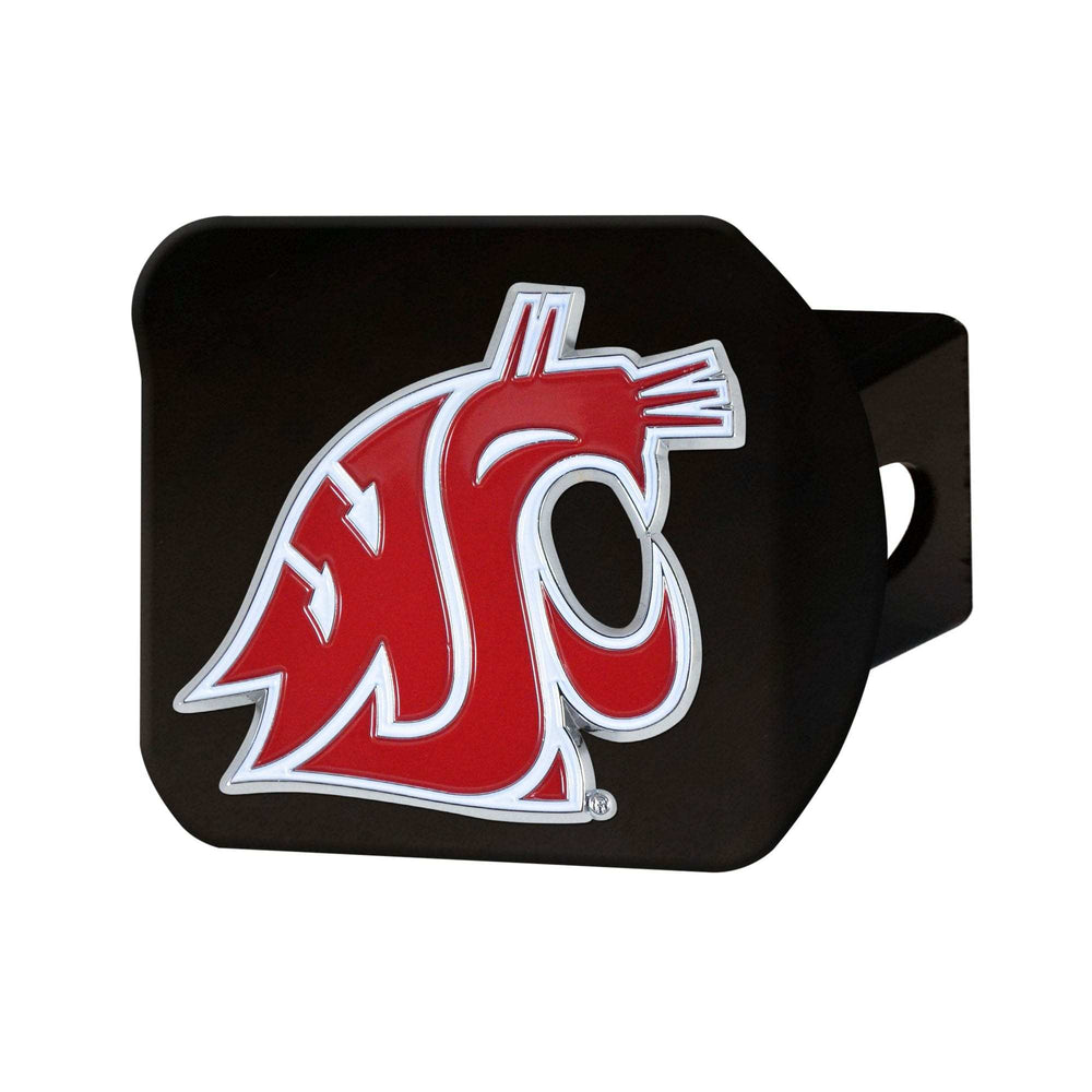Washington State Cougars Black Metal Hitch Cover - 3D Color Emblem - Washington State - Flyclothing LLC