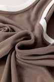 Contrast Edge Scoop Neck Wide Strap Knit Tank - Trendsi - Flyclothing LLC