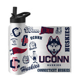 University of Connecticut Vintage History of Husky 34oz Quencher Bottle - Logo Brands - Flyclothing LLC