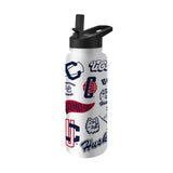 University of Connecticut Vintage History of Husky 34oz Quencher Bottle - Logo Brands - Flyclothing LLC