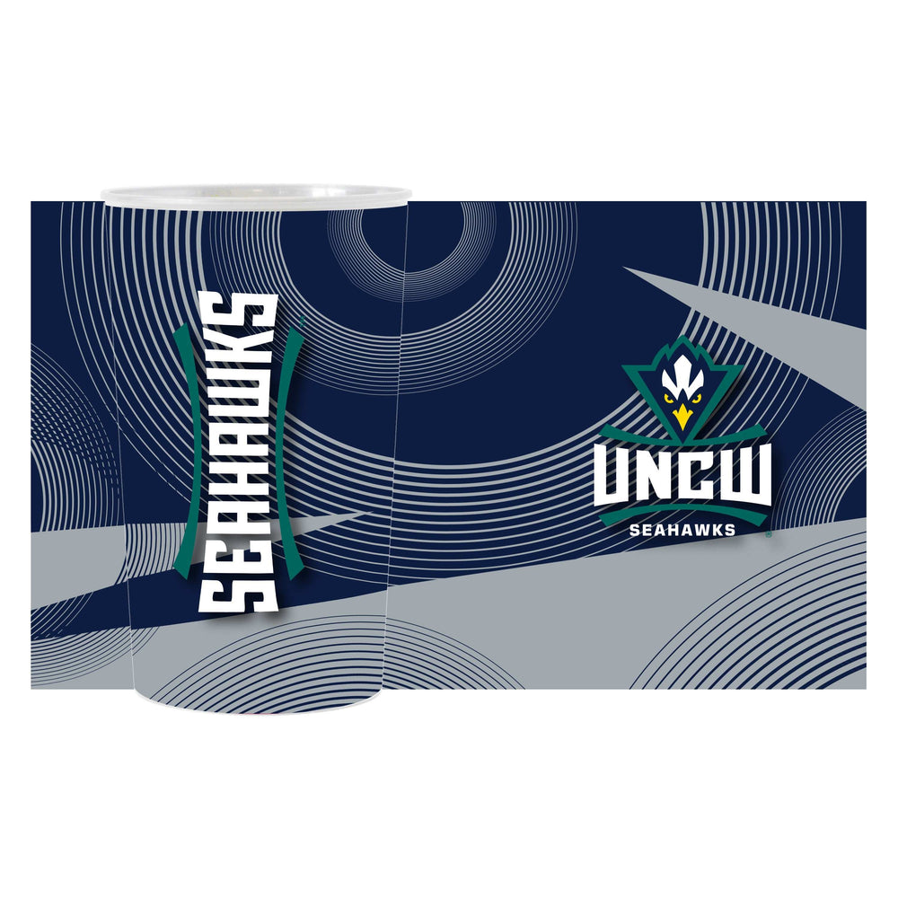 UNC Wilmington Geo Pattern 4-Pack Hardwall Cup - Logo Brands - Flyclothing LLC