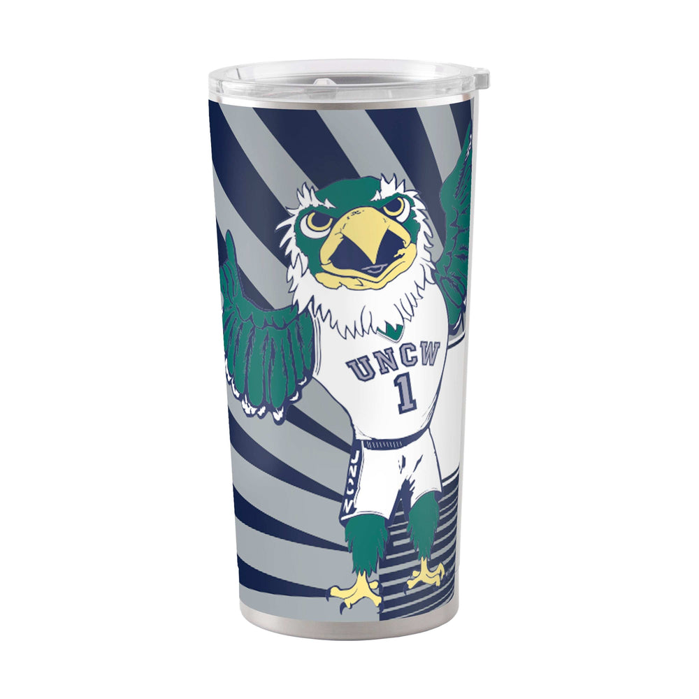 NC Wilmington 20oz Mascot Stainless Tumbler - Logo Brands - Flyclothing LLC