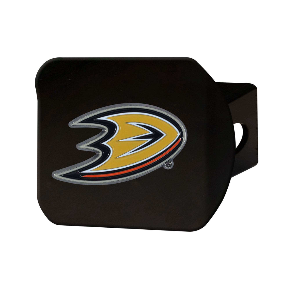 Anaheim Ducks Black Metal Hitch Cover - 3D Color Emblem - Anaheim Ducks - Flyclothing LLC