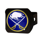 Buffalo Sabres Black Metal Hitch Cover - 3D Color Emblem - Buffalo Sabres - Flyclothing LLC