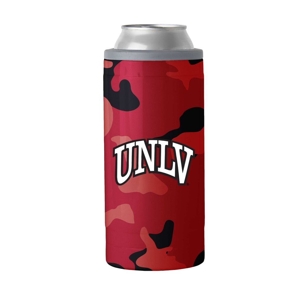 UNLV 12oz Camo Swagger Slim Can Coolie - Logo Brands - Flyclothing LLC