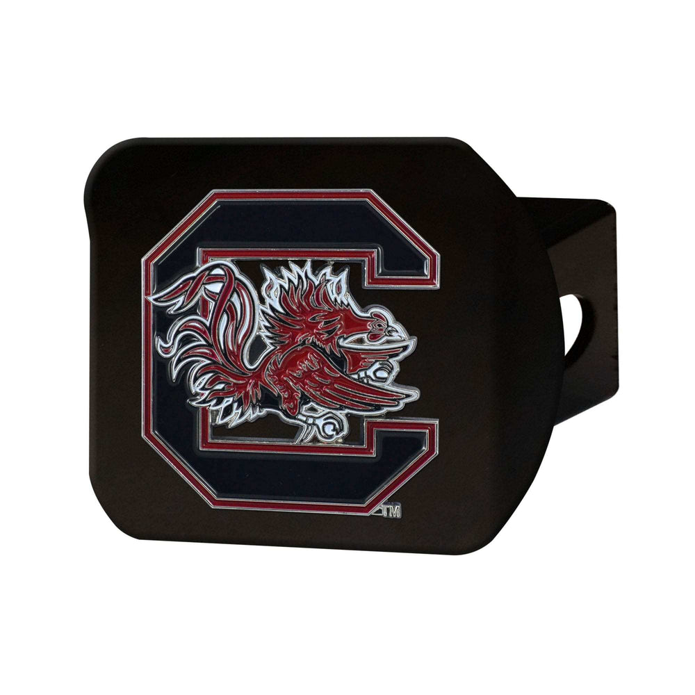 South Carolina Gamecocks Black Metal Hitch Cover - 3D Color Emblem - South Carolina - Flyclothing LLC
