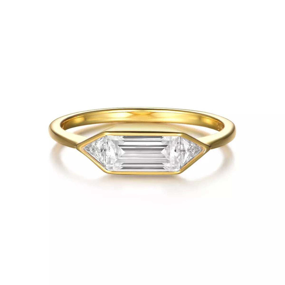 1 Carat Moissanite 925 Sterling Silver Ring - Trendsi - Flyclothing LLC
