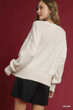Umgee Button-Front V-Neck Knit Cardigan - Trendsi - Flyclothing LLC