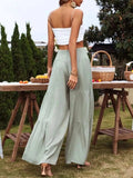 High Waist Wide Leg Pants - Trendsi - Flyclothing LLC
