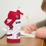 Utah 12oz Mascot SS Kids Bottle - Logo Brands - Flyclothing LLC
