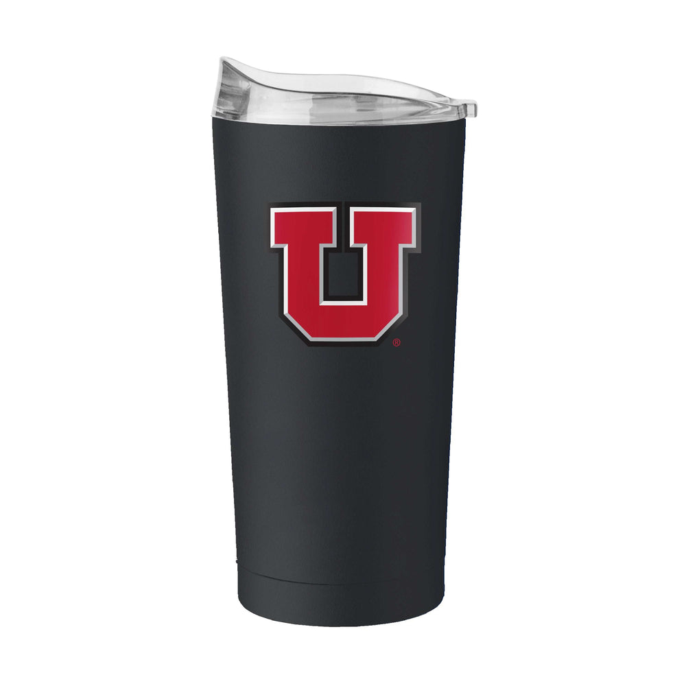 Utah Black U 20oz Powder Coat Tumbler - Logo Brands - Flyclothing LLC