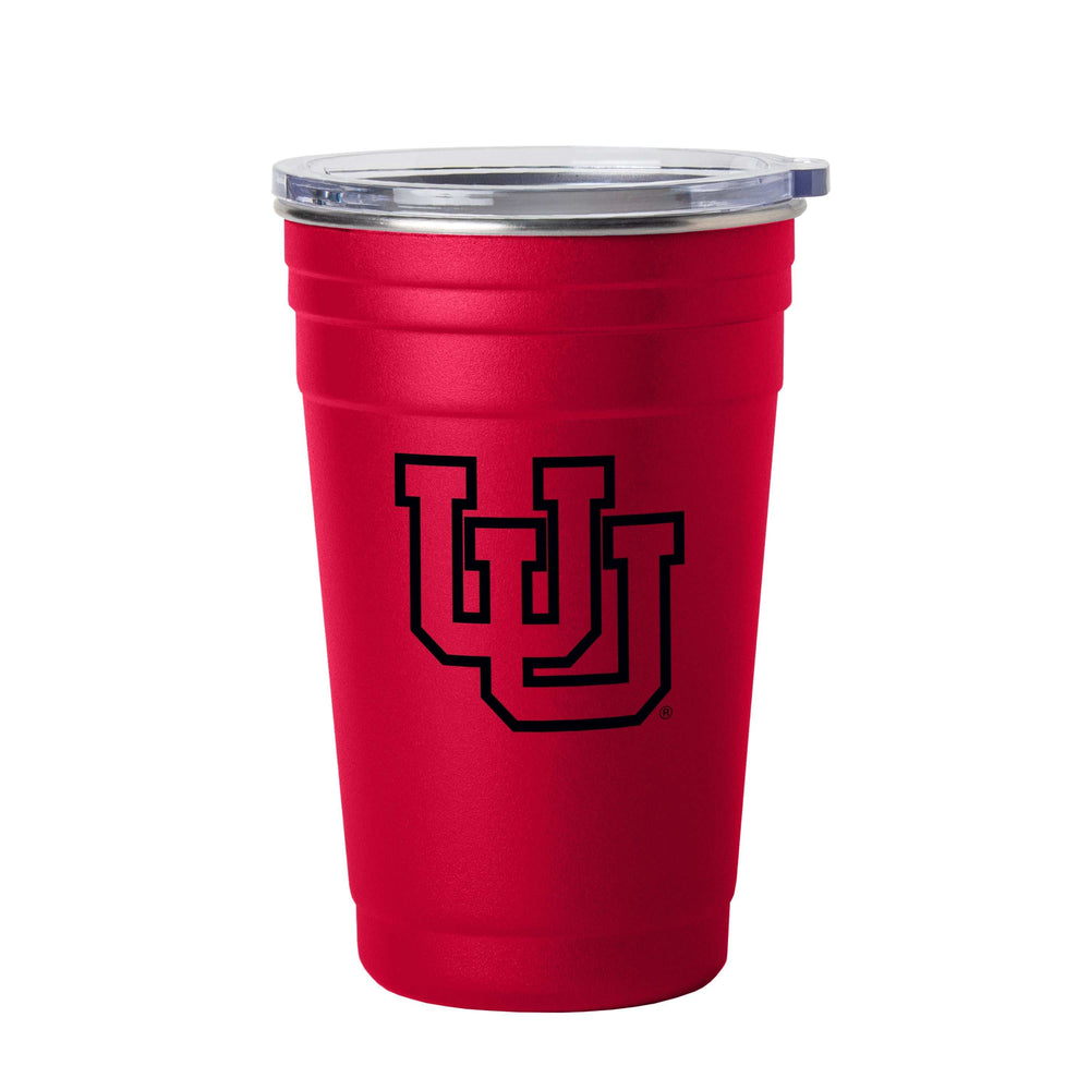 Utah Red 22oz Logo Stainless Cup - Logo Brands - Flyclothing LLC