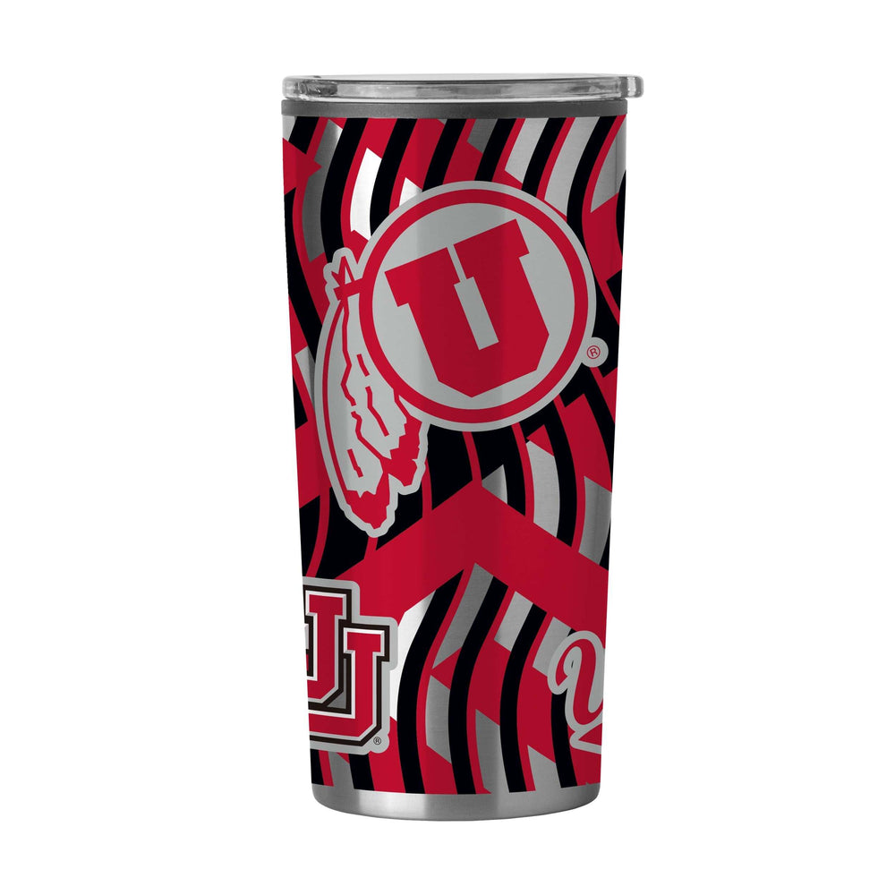 Utah Flex 20oz Plastic Wall Stainless Tumbler - Logo Brands - Flyclothing LLC