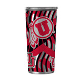 Utah Flex 20oz Plastic Wall Stainless Tumbler - Logo Brands - Flyclothing LLC