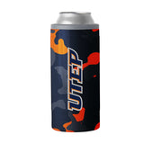 UTEP 12oz Camo Swagger Slim Can Coolie - Logo Brands - Flyclothing LLC