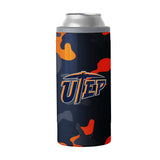 UTEP 12oz Camo Swagger Slim Can Coolie - Logo Brands - Flyclothing LLC