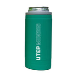 UTEP 12oz Optic Stacked Soft Touch Slim Coolie - Logo Brands - Flyclothing LLC