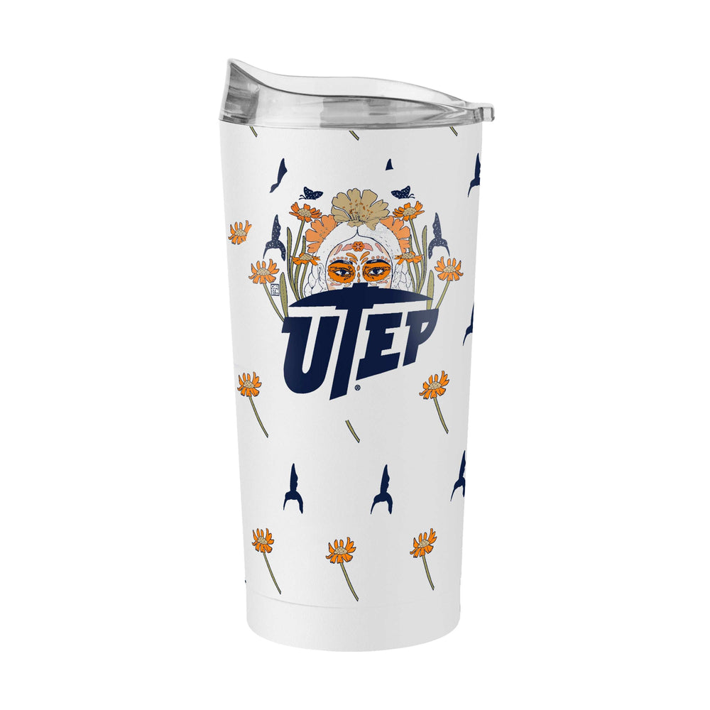 Texas El Paso Hispanic Heritage 20oz Powder Coat Tumbler - Logo Brands - Flyclothing LLC