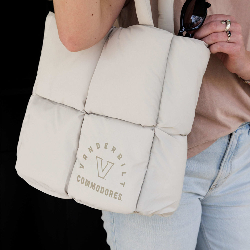 Vanderbilt Puff Sand Tote - Logo Brands - Flyclothing LLC