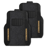 Vanderbilt University 2-pc Deluxe Car Mat Set - Logo Brands - Flyclothing LLC