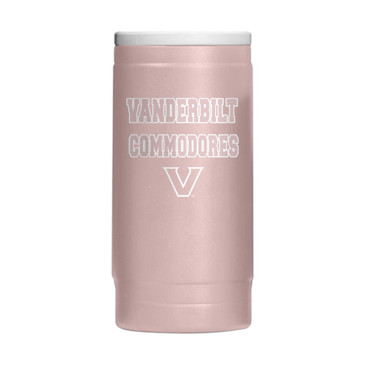 Vanderbilt Stencil Powder Coat Slim Can Coolie - Logo Brands - Flyclothing LLC