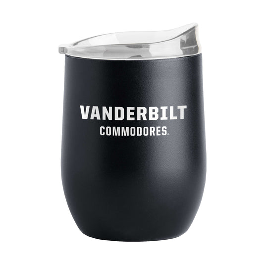 Vanderbilt 16oz Flipside Powder Coat Curved Beverage - Logo Brands - Flyclothing LLC