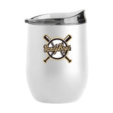 Vanderbilt 16oz VandyBoys White Powder Coat Curved Beverage - Logo Brands - Flyclothing LLC