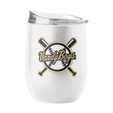 Vanderbilt 16oz VandyBoys White Powder Coat Curved Beverage - Logo Brands - Flyclothing LLC