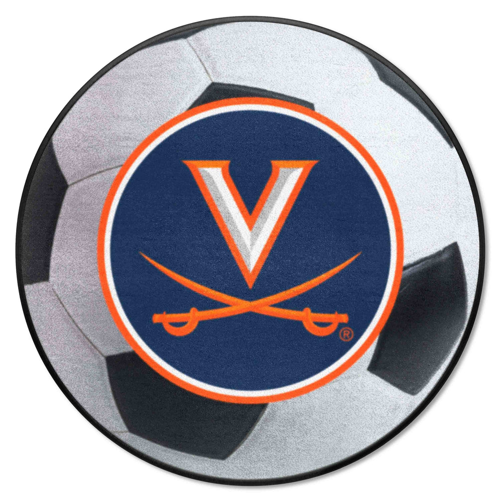 University of Virginia Soccer Ball Mat - Logo Brands - Flyclothing LLC