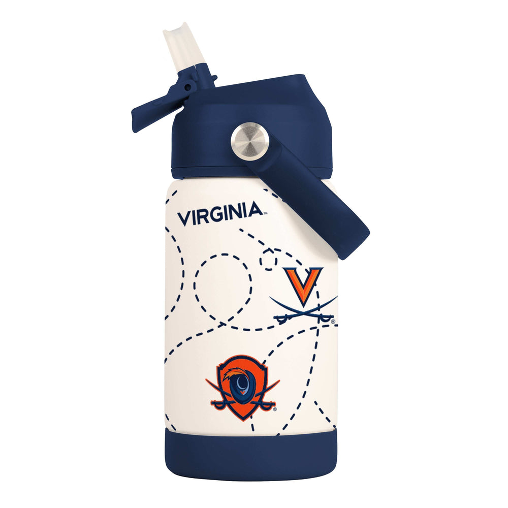 Virginia 12oz Mascot SS Kids Bottle - Logo Brands - Flyclothing LLC