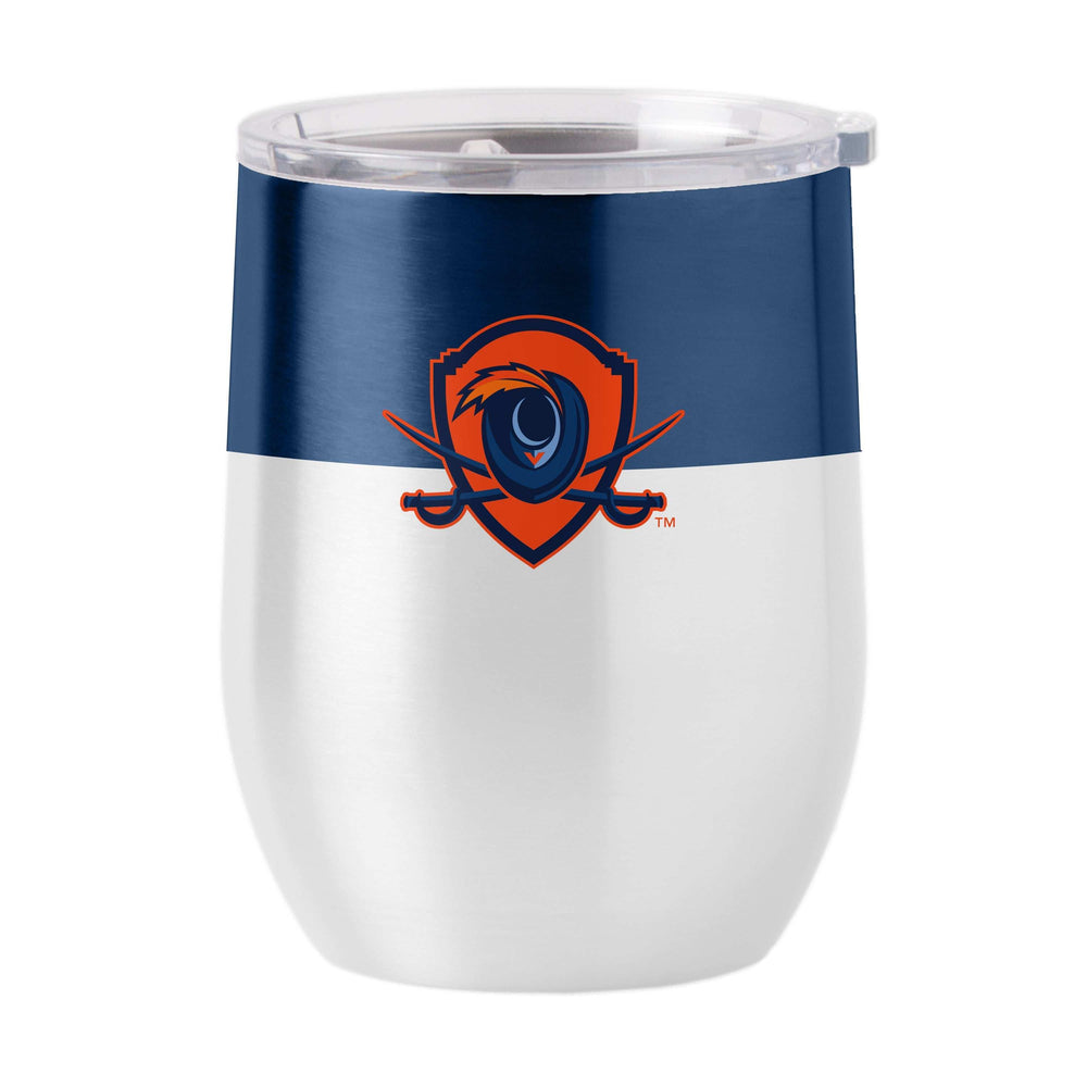 Virginia 16oz Colorblock Stainless Curved Beverage - Logo Brands - Flyclothing LLC