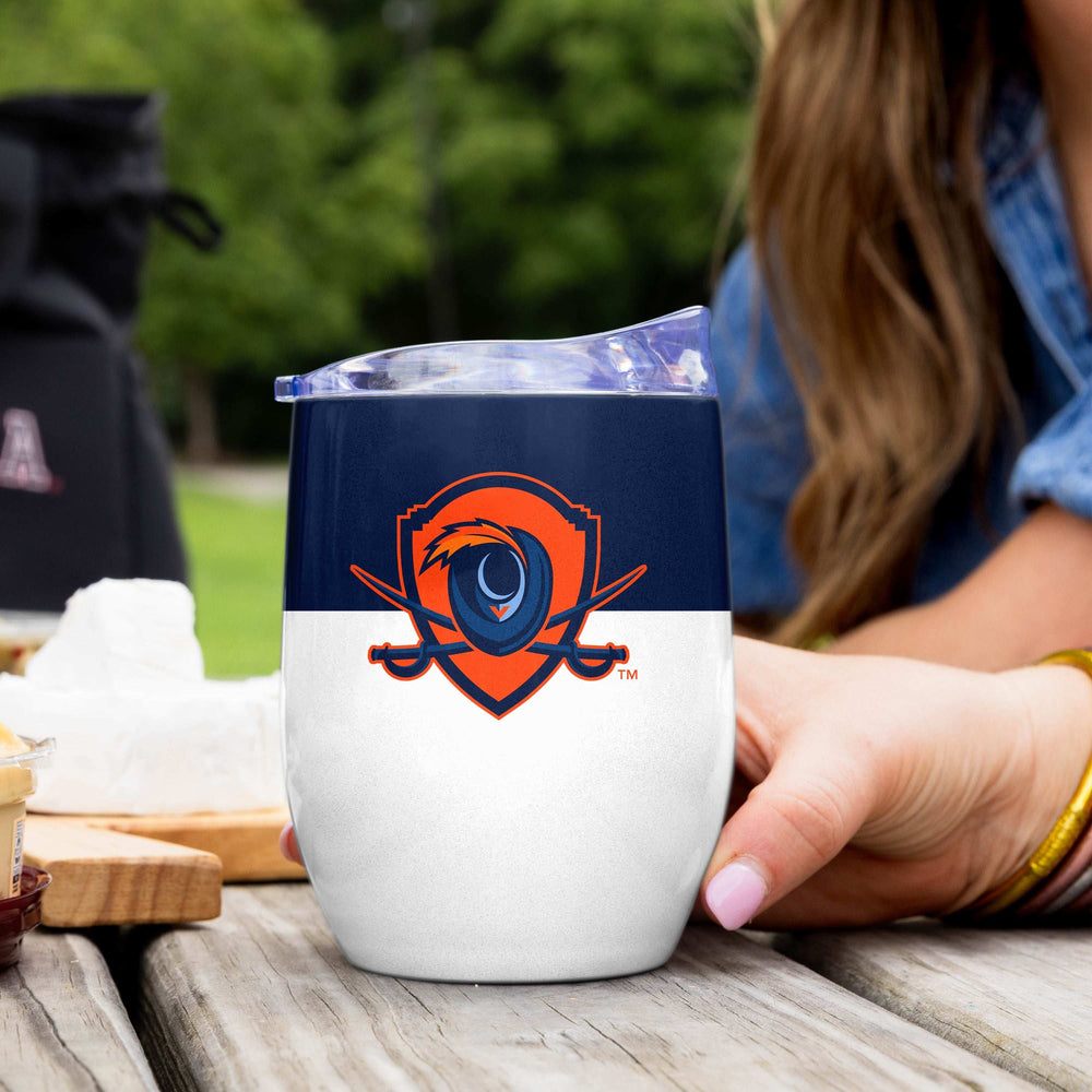 Virginia 16oz Colorblock Stainless Curved Beverage - Logo Brands - Flyclothing LLC