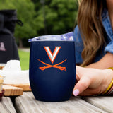 Virginia 16oz Gameday Stainless Curved Beverage - Logo Brands - Flyclothing LLC