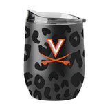 Virginia Leopard 16oz Black Powdercoat Curved Beverage - Logo Brands - Flyclothing LLC