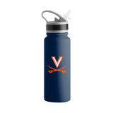 Virginia 25oz Campus Color Letterman Stainless Single Wall Flip Top Bottle - Logo Brands - Flyclothing LLC